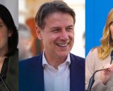 Elly Schlein, Giuseppe Conte e Giorgia Meloni (© Facebook)