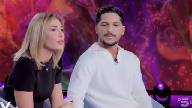 Gianmarco Steri e Martina De Ioannon a Verissimo &copy; Canale 5.