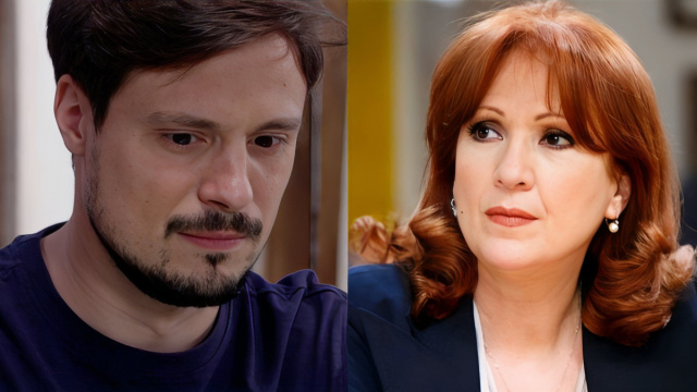 Gianluca Palladini e Giulia Poggi - screenshot © Un posto al sole.