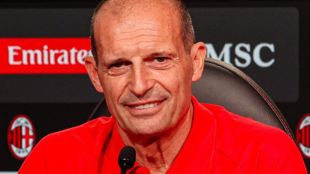 Massimiliano Allegri, allenatore del Milan. Foto © Milan