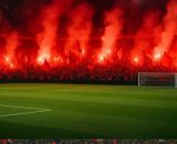 Titosi allo stadio @ immagine creata con I.A.