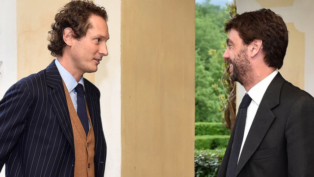 John Elkann e Andrea Agnelli. Foto &copy; Juventus