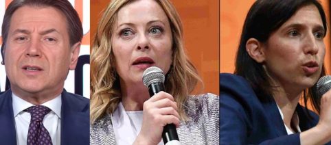 Sondaggi politici: cala la fiducia per Meloni, salgono Conte e Schlein