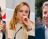 Elly Schlein, Giorgia Meloni e Giuseppe Conte (© Facebook)