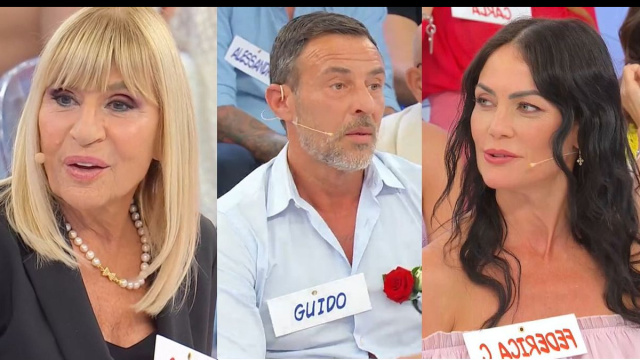 Gemma Galgani, Guido Ricci e Federica &copy; Canale 5.