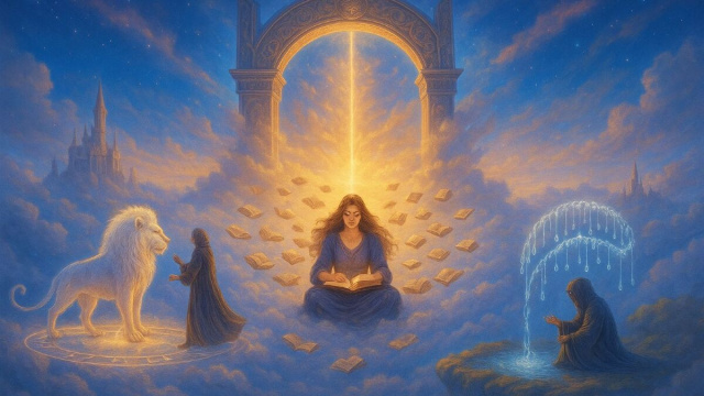 Immagine fantastica con simboli arcani - © Copilot IA.