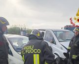 Incidente stradale sulla Statale 106 - © Vigili del Fuoco.