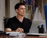 Finn in una scena di Beautiful © Canale 5.