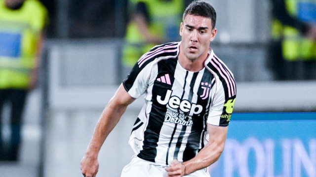 Dusan Vlahovic, attaccante della Juventus. Foto © Juventus FC
