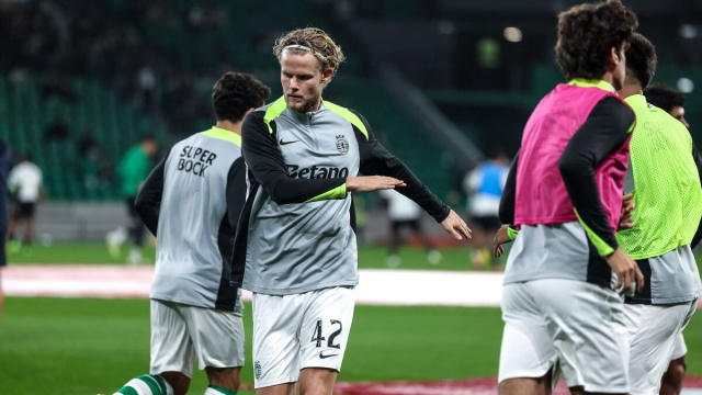 Morten Hjulmand, centrocampista dello Sporting Lisbona. Foto © Sporting Lisbona