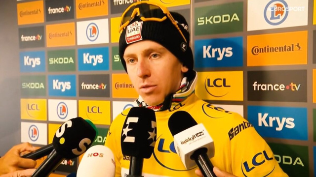 Tadej Pogacar - © Screenshot Eurosport