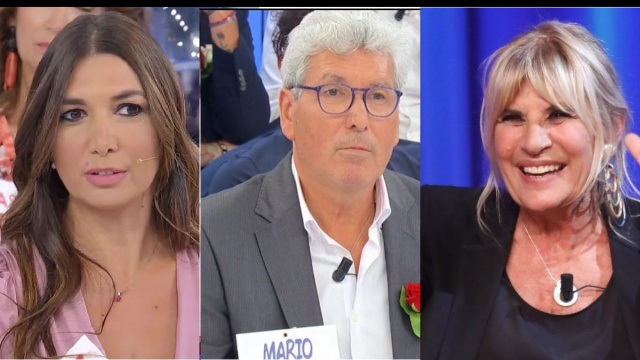 Claudia e Mario Lenti, e Gemma Galgani © Canale 5.