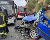 Incidente stradale nel reggino - © Vigili del Fuoco