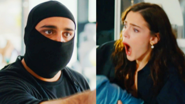 Melek durante la rapina – © La notte nel cuore / Siyah Kalp.