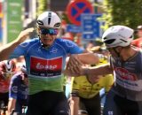 Arnaud De Lie, uno dei leader della Lotto - &copy; Screenshot Eurosport