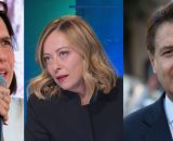 Elly Schlein, Giorgia Meloni e Giuseppe Conte (© Facebook)
