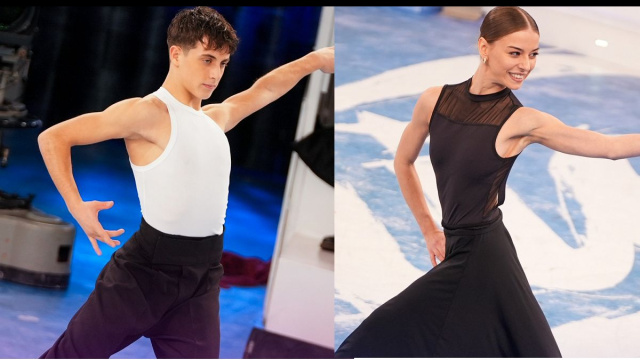 In foto Emiliano e Giorgia, allievi di Amici &copy; Mediaset