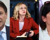 Giuseppe Conte, Giorgia Meloni, Elly Schlein (© Facebook)