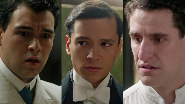 Curro, Santos e Lope - screenshot © La Promessa.