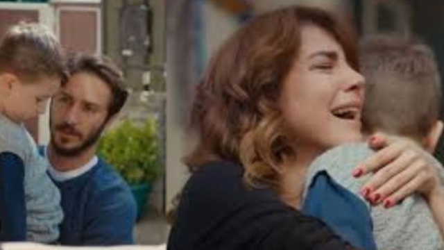 Emre, Ceyda e Arda © screenshot La forza di una donna.