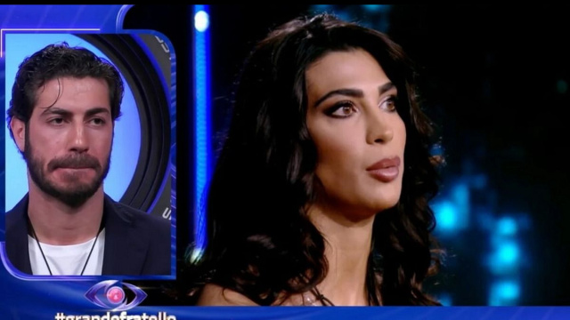 In foto Omer e Rasha al Grande Fratello &copy; Mediaset