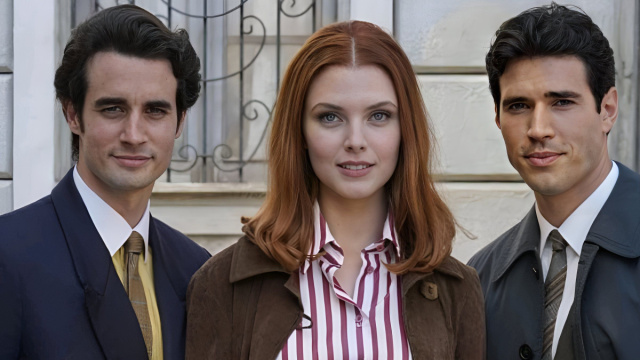 Ettore, Odile e Matteo - screenshoot &copy; Rai