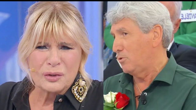 Gemma Galgani e Mario Lenti &copy; Canale 5.