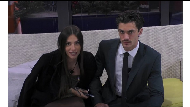 In foto Anita e Jonas, concorrenti del Grande Fratello &copy; Mediaset