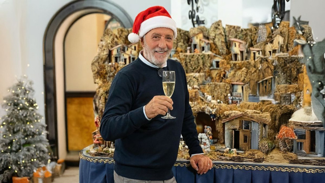 Raffaele Giordano (Patrizio Rispo) &copy; Un Posto al Sole Rai - Immagine rielaborata con IA.