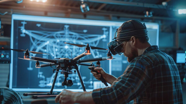 Progettazione e ingegnerizzazione di un drone &copy; Pixabay.