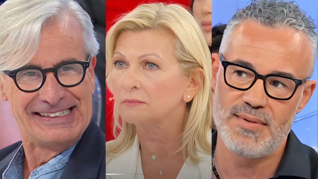 Arcangelo, Magda e Sebastiano - screenshot &copy; Canale 5