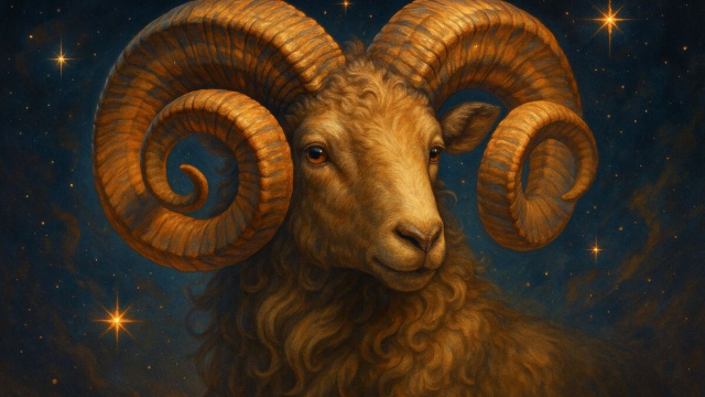 Illustrazione ispirata al segno zodiacale dell'Ariete. &copy; Immagine creata con Dall-E