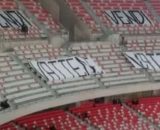 Curva del Bari in contestazione @ foto Dimensione Calcio