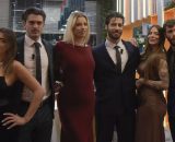 In foto Grazia, Jonas, Giulia, Omer e Anita al Grande Fratello &copy; Mediaset