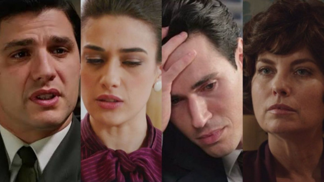 Marcello, Rosa, Matteo e Adelaide - screenshot &copy; Rai 1.