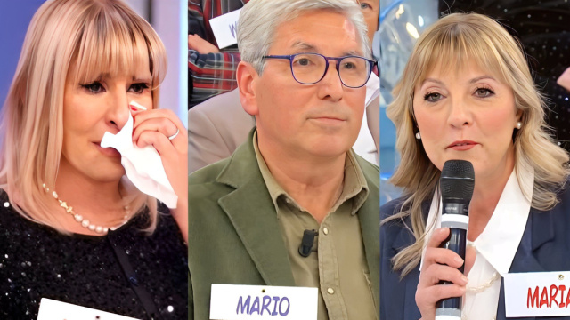 Gemma, Mario e Maria - screenshot &copy; Canale 5