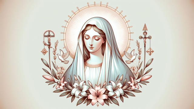 Numero 8 della Smorfia napoletana, 'a Maronna per i Pesci. &copy; Immagine creata con Dall-E