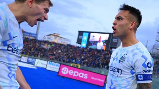 Nicolò Barella e Lautaro Martinez. Foto © Inter