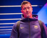 Robert Lewandowski, attaccante del Barcellona. Foto &copy; Barcellona