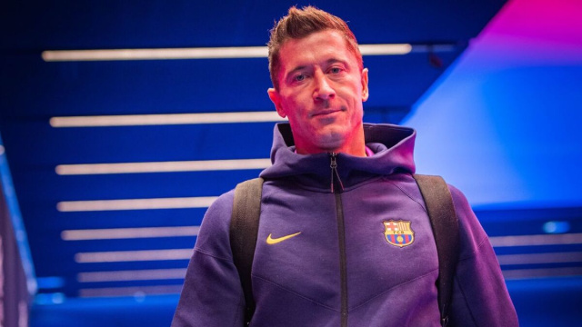 Robert Lewandowski, attaccante del Barcellona. Foto &copy; Barcellona