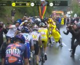 Oscar Onley, uno dei nuovi corridori della Ineos, al Tour de France - &copy; Screenshot TNT Sport