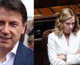 Giuseppe Conte e Giorgia Meloni (&copy; Facebook)