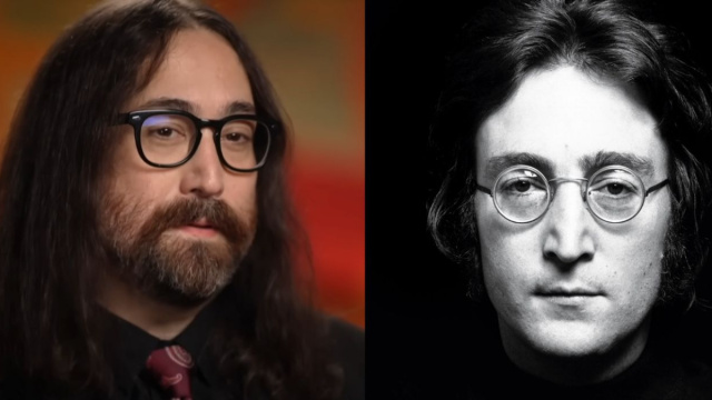 Sean Ono Lennon e John Lennon (&copy; Youtube e Facebook)