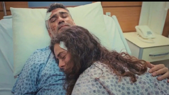 Sarp e Bahar in ospedale © La forza di una donna.