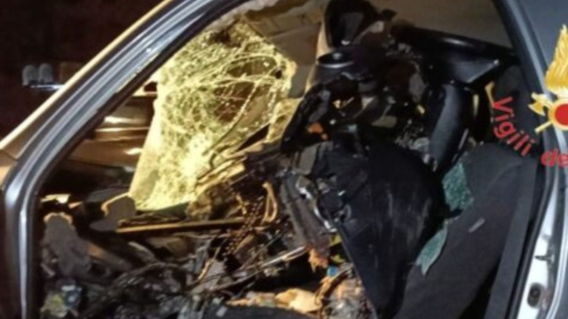 Incidente stradale nel Catanzarese - &copy; Vigili del Fuoco di Catanzaro