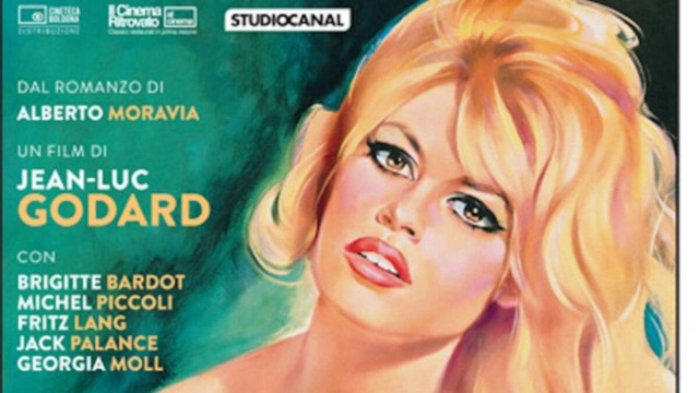 La locandina de Il Disprezzo di Jean Luc Godard.