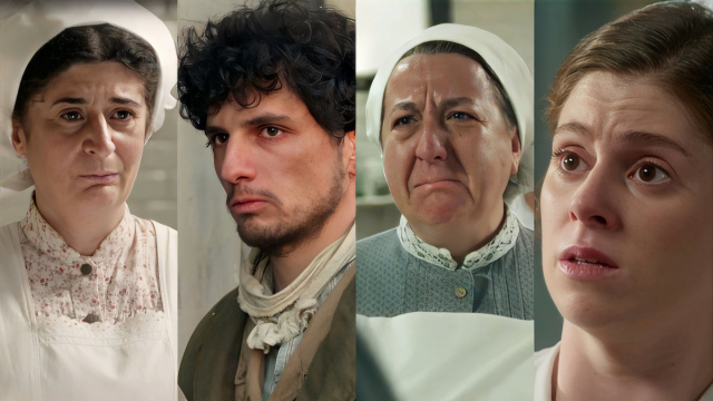 Candela, Antonio, Simona e Maria - screenshot &copy; La Promessa