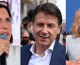 Elly Schlein, Giuseppe Conte e Giorgia Meloni (© Facebook)