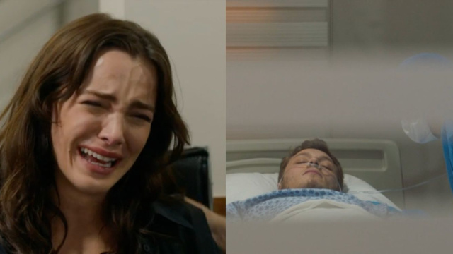 In foto Melek e Cihan de La notte nel cuore – © Show Tv.