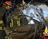 Incidente sulla Statale 106 a Platania - &copy; Vigili del Fuoco